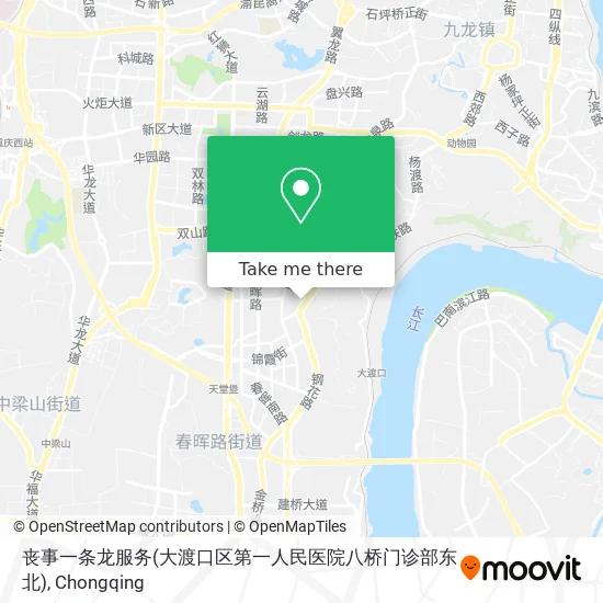 丧事一条龙服务(大渡口区第一人民医院八桥门诊部东北) map