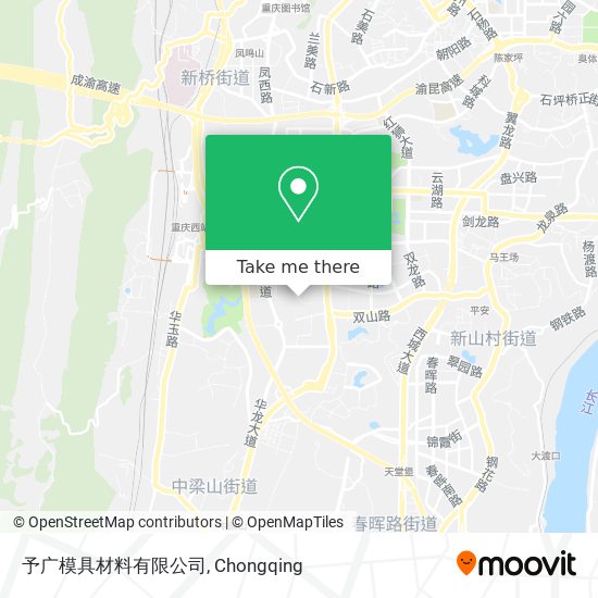 予广模具材料有限公司 map