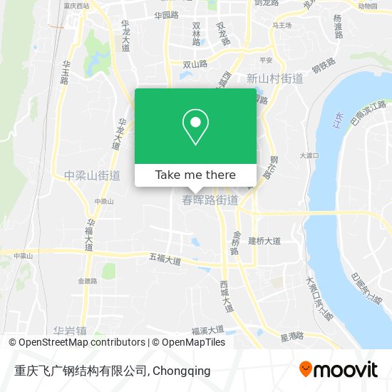 重庆飞广钢结构有限公司 map
