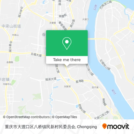 重庆市大渡口区八桥镇民新村民委员会 map