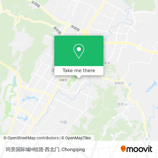 同景国际城H组团-西北门 map