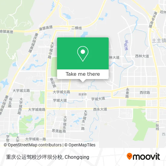重庆公运驾校沙坪坝分校 map