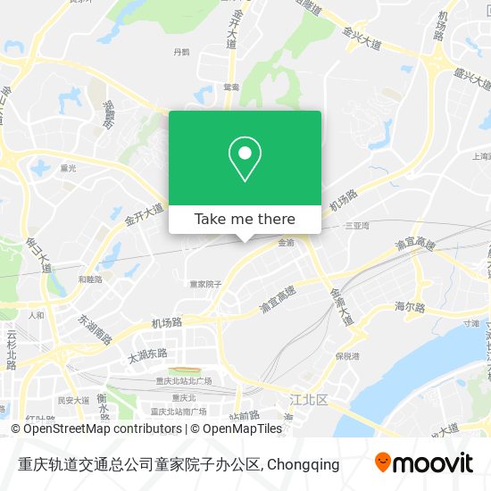 重庆轨道交通总公司童家院子办公区 map