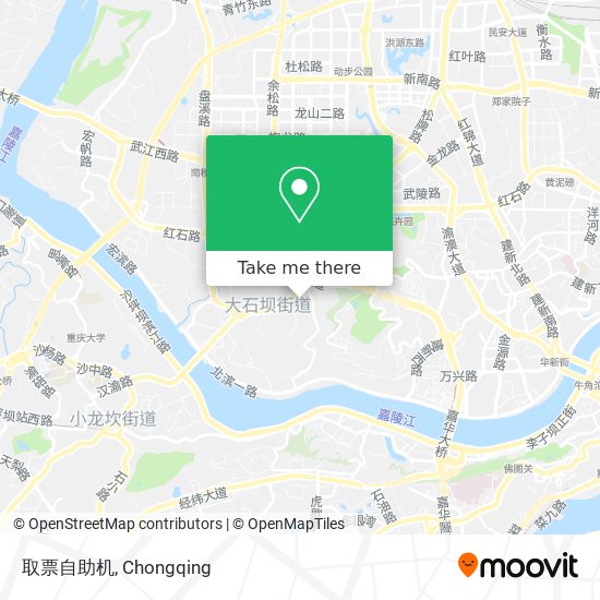 取票自助机 map