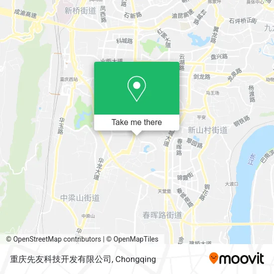 重庆先友科技开发有限公司 map