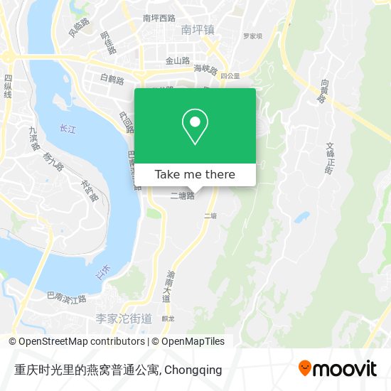 重庆时光里的燕窝普通公寓 map