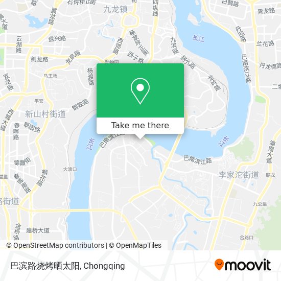 巴滨路烧烤晒太阳 map