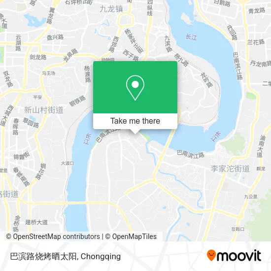 巴滨路烧烤晒太阳 map