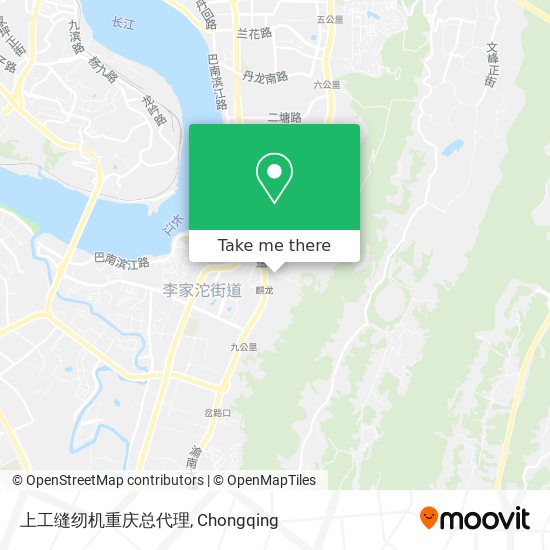 上工缝纫机重庆总代理 map