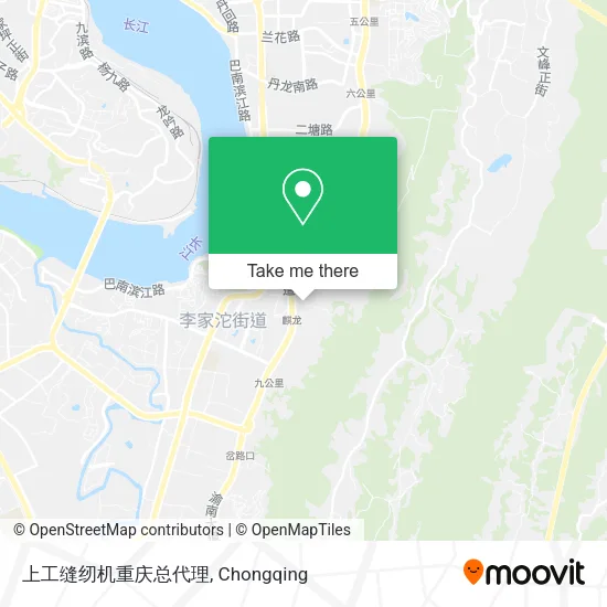 上工缝纫机重庆总代理 map
