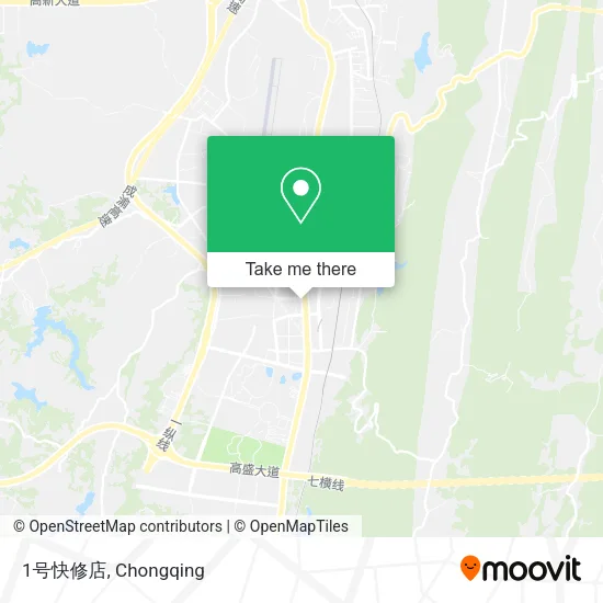 1号快修店 map