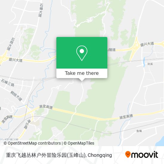 重庆飞越丛林户外冒险乐园(玉峰山) map