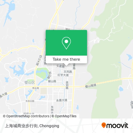 上海城商业步行街 map
