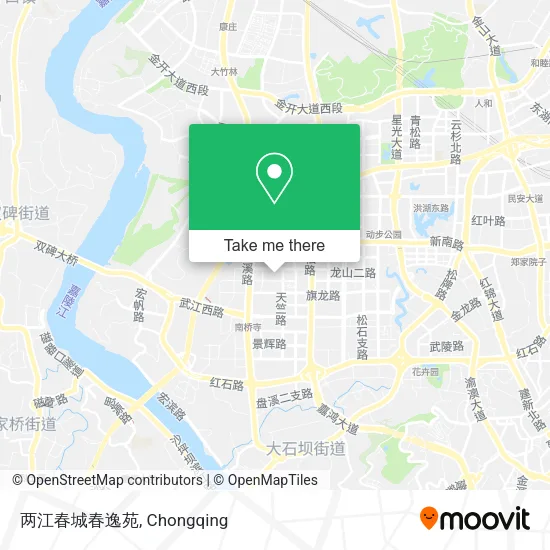 两江春城春逸苑 map