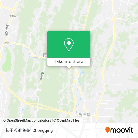 巷子没蛙鱼馆 map