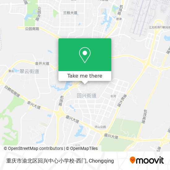 重庆市渝北区回兴中心小学校-西门 map