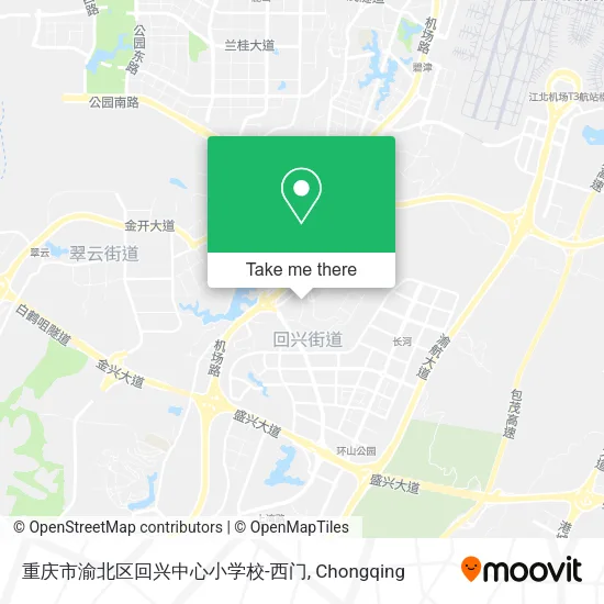 重庆市渝北区回兴中心小学校-西门 map