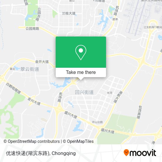 优速快递(湖滨东路) map