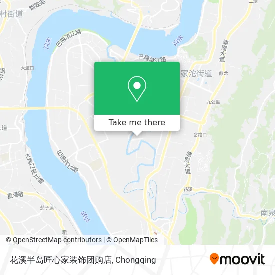 花溪半岛匠心家装饰团购店 map