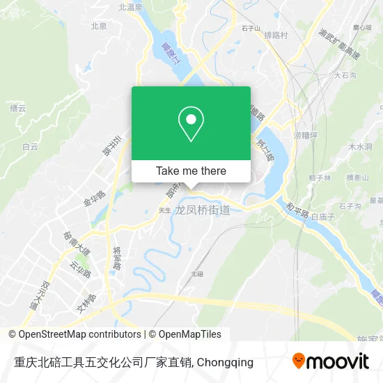重庆北碚工具五交化公司厂家直销 map
