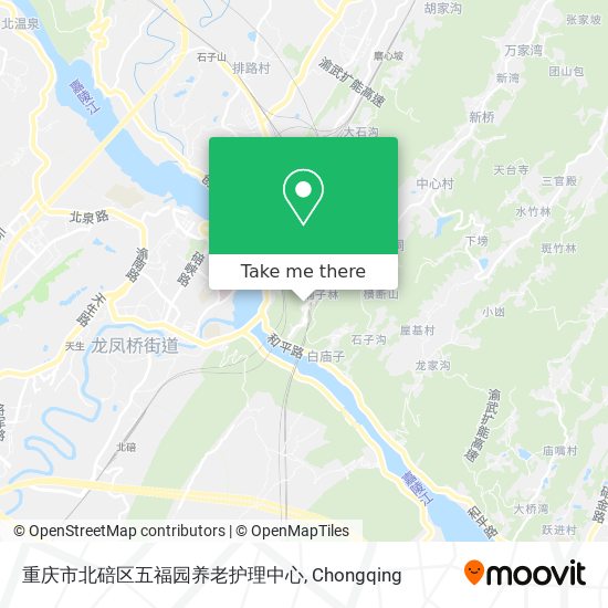 重庆市北碚区五福园养老护理中心 map
