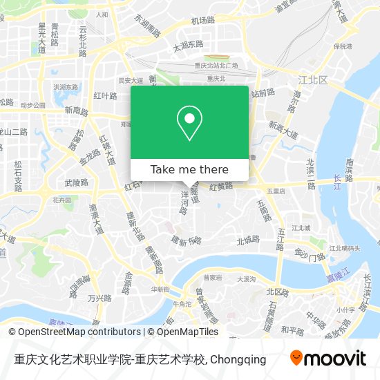 重庆文化艺术职业学院-重庆艺术学校 map