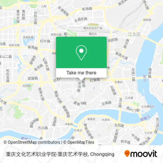重庆文化艺术职业学院-重庆艺术学校 map