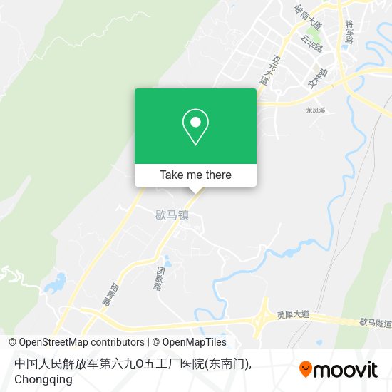 中国人民解放军第六九O五工厂医院(东南门) map