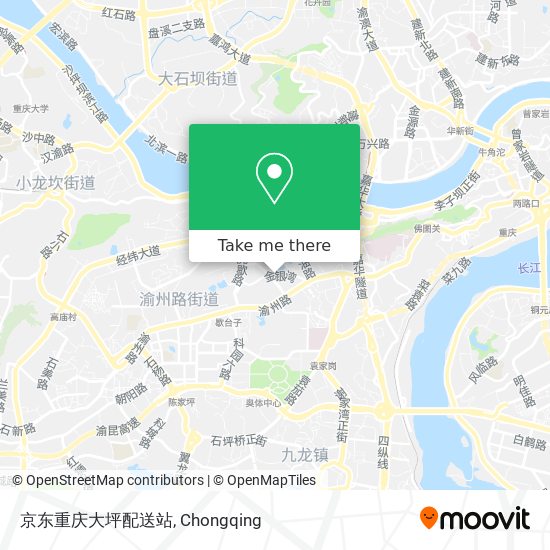 京东重庆大坪配送站 map