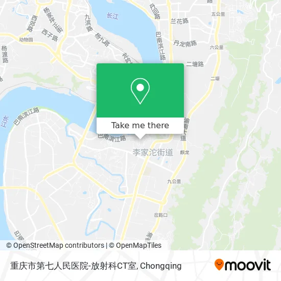 重庆市第七人民医院-放射科CT室 map
