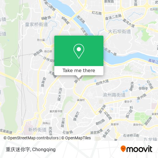 重庆迷你字 map
