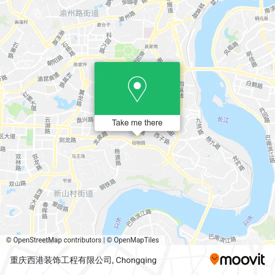 重庆西港装饰工程有限公司 map