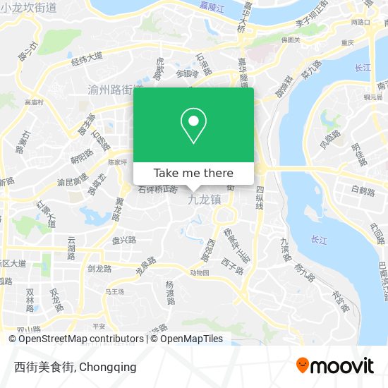 西街美食街 map