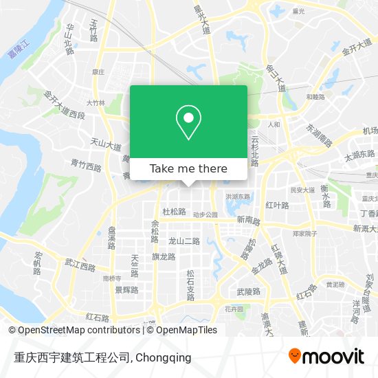 重庆西宇建筑工程公司 map