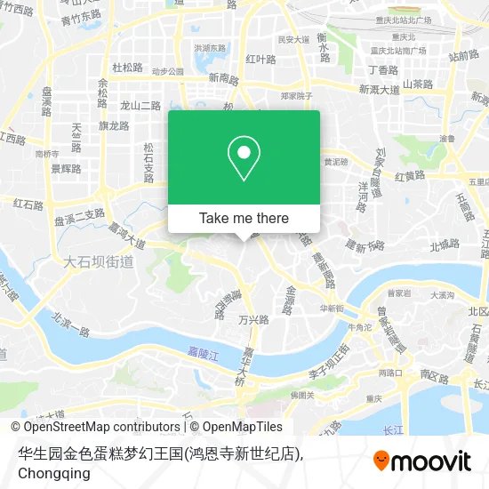 华生园金色蛋糕梦幻王国(鸿恩寺新世纪店) map