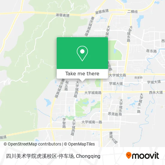 四川美术学院虎溪校区-停车场 map