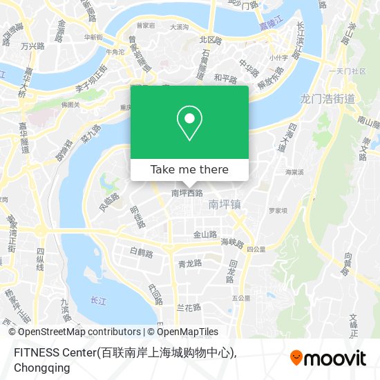 FITNESS Center(百联南岸上海城购物中心) map