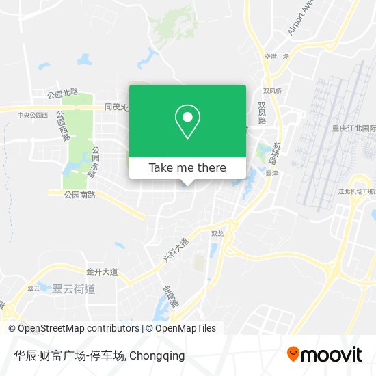 华辰·财富广场-停车场 map