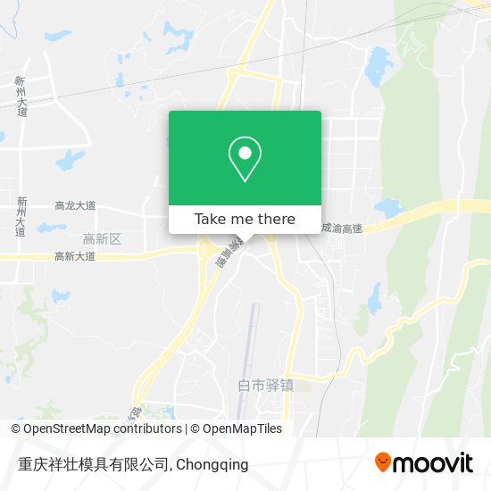 重庆祥壮模具有限公司 map