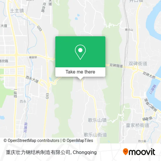 重庆壮力钢结构制造有限公司 map