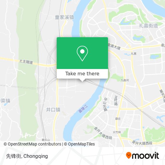 先锋街 map