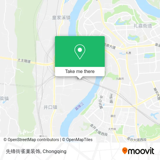 先锋街雀巢装饰 map
