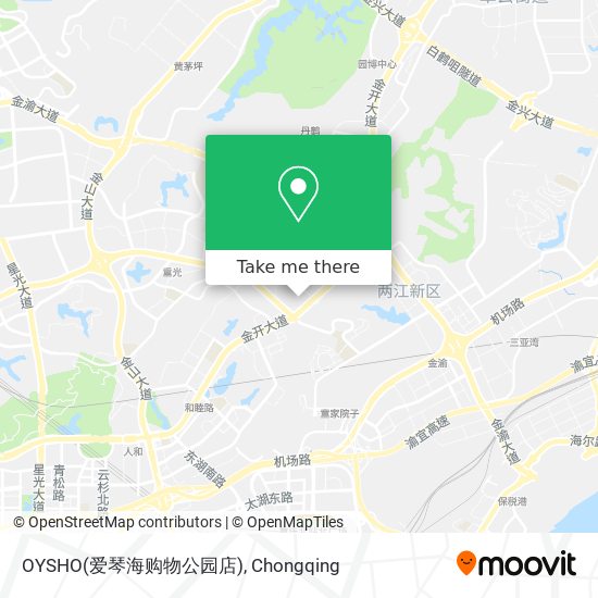 OYSHO(爱琴海购物公园店) map