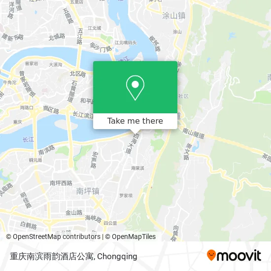 重庆南滨雨韵酒店公寓 map