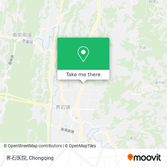 界石医院 map