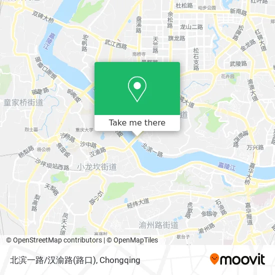 北滨一路/汉渝路(路口) map