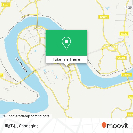 顺江村 map