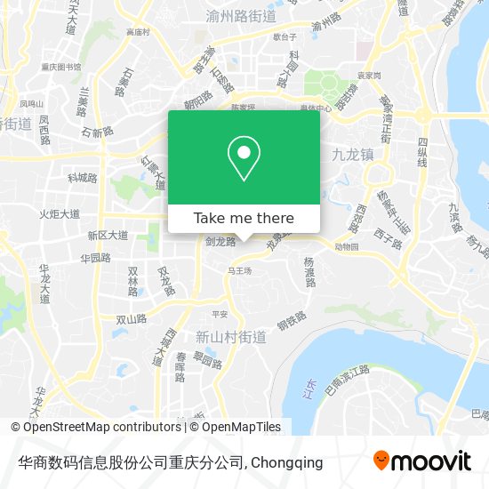 华商数码信息股份公司重庆分公司 map