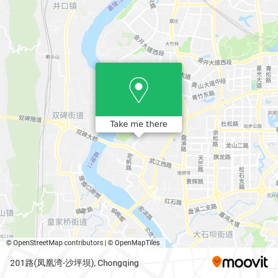 201路(凤凰湾-沙坪坝) map