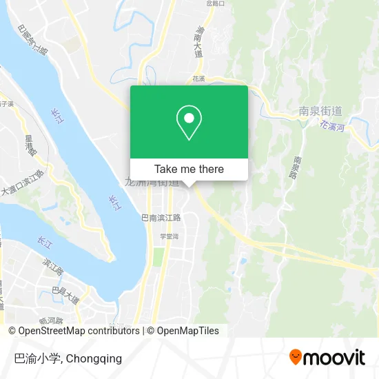 巴渝小学 map